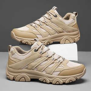 รองเท้าเซฟตี้แบบผูกเชือกสำหรับทำงาน รุ่นเดียวกันทั้งชายและหญิง ขายส่งจากโรงงาน น้ำหนักเบา ป้องกันการเจาะทะลุ และระบายอากาศได้ดี - Product Image 2