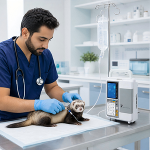 Pompa per Infusione Veterinaria con Portata da Uno a 1200 Millilitri all'<span class=keywords><strong>Ora</strong></span> e Maniglia Portatile - Product Image 1