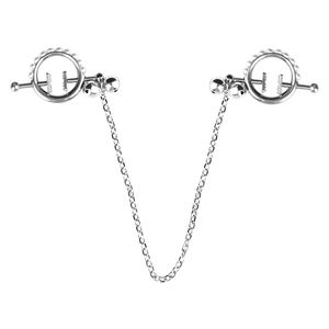 Pinces à mamelon de simulateur de métal non perçantes pour couple - Product Image 5