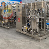 Pasteurisateur à plaques continu automatique à commande PLC, 1 tonne par heure, pour vin, vinaigre et aliments liquides