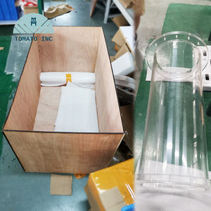 Tube rond en verre acrylique organique personnalisé, transparent, PMMA, grand diamètre, bride, dispositif d'étanchéité pour instruments expérimentaux - Product Image 5