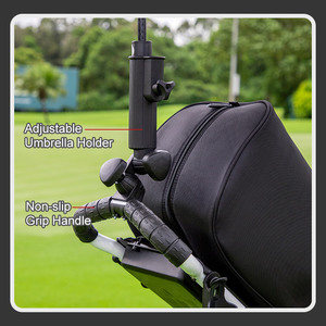 Playeagle Lightweight Aluminum Ally <b>Golf</b> Trolley, 4 Wheels Push Cart with Easy Fold & Storage for Golfers - Product Image 3