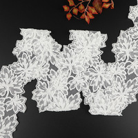 Dentelle en polyester soluble dans l'eau de 10 cm de large, nouvelle pour les textiles de maison et les accessoires de broderie pour vêtements