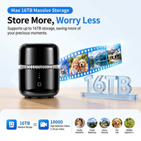 Serveur NAS A2 Pro 2 baies WiFi6 prenant en charge les disques durs et SSD de 2,5 pouces, cloud personnel et stockage multimédia domestique, avec NPU IA 1TOPS pour album photo