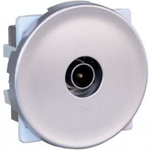 Toma de TV COMETE SILVER Enchufes y enchufes de alta calidad - Product Image 1