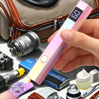 Offre Spéciale Portable Rose Mini UV LED Sèche-Ongles Sans Fil Durcissement Rapide avec Lumière Douce pour Nail Art EU Plastique US Plug