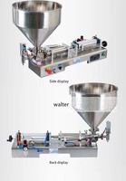 JIAHE Kleine RVS Pasta-vulmachine Luchtbediende Semi-automatische Hoge-Nauwkeurigheid Kwantitatieve Apparatuur voor Cosmetica