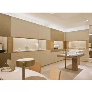Lux đồ trang sức sang trọng hiện đại showroom truy cập thiết kế đồ trang sức hiển thị tủ cửa hàng đồ nội thất <span class=keywords><strong>Showcase</strong></span> - Product Image 5