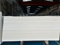 Dalle de dolomite veinée de bois blanc, marbre serpeggiante blanc naturel pour mur, sol et plan de travail