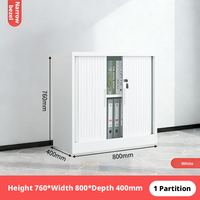 Armoire de classement métallique KD à porte enroulable, verrouillable, détachable, en acier épais, facile à assembler