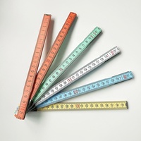 Règle pliante en bois de 2 mètres/200 cm, 10 plis, de qualité supérieure, personnalisable avec logo et impression de marque, pour la mesure et la construction