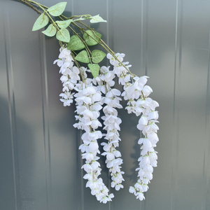 <span class=keywords><strong>Precio</strong></span> barato Falsa boda Wisteria 5 ramas glicinia artificial flores colgantes para techo - Product Image 3