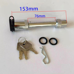 Verrou de <span class=keywords><strong>remorque</strong></span> robuste avec clés, <span class=keywords><strong>antivol</strong></span>, pour camions, SUV, VR et porte-vélos - Product Image 2