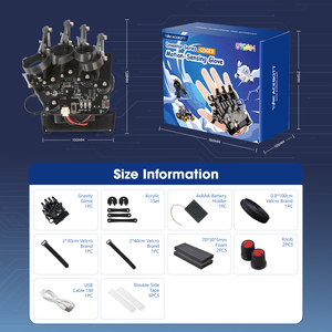 Aebott fabbrica Robot movimento-Sensing guanto scuola stelo di istruzione progetto di codifica con kit di Robot Tutorial per studenti per <span class=keywords><strong>Arduino</strong></span> - Product Image 5