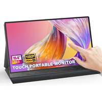Moniteur portable tactile IPS 15,6 pouces Ultra 1080P avec haut-parleur intégré pour ordinateur portable et téléphone portable USB Type-C pour le jeu