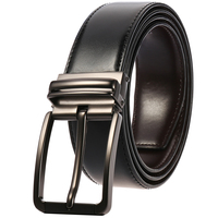 Ceintures en cuir pour hommes avec boucle à ardillon personnalisée avec logo LY35-3943-1
