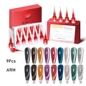 Комплект гель-лаков для ногтей OEM-производителя: оптовая продажа, высокопигментированный, без ТПО, коллекция гель-лаков «Кошачий глаз» - Product Image 4