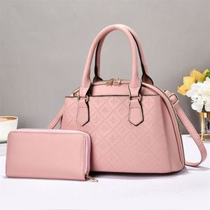 Fashion Geometric Pattern Handbags Waterproof PU Leather Crossbody <b>Sling</b> <b>Bag</b> Lady's Purse Set - Product Image 2