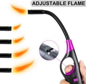 Encendedor de Butano Portátil de Encendido Manual, Encendedor de Velas Recargable de Plástico para Acampar, Chimenea, Fiesta, Barbacoa - Product Image 2