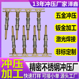 ชิ้นส่วนโลหะปั๊มขึ้นรูปของ Zexin Hardware ชิ้นส่วนฮาร์ดแวร์การดัดแผ่นเหล็กสแตนเลส ZX260531 - Product Image 5