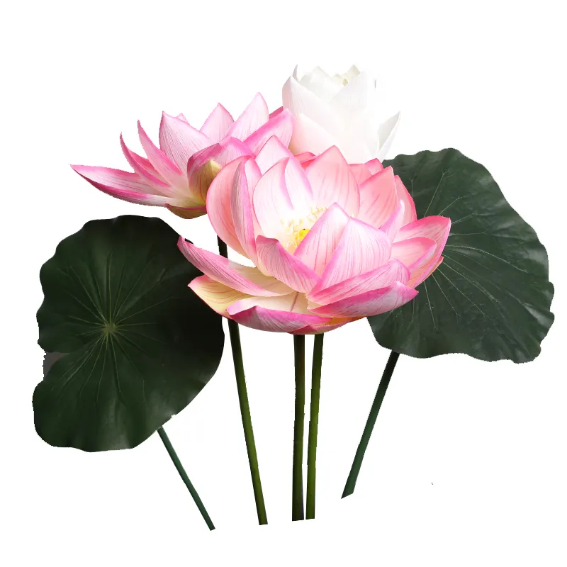 Wholesale exquisite artificial lotus leaf for home decor