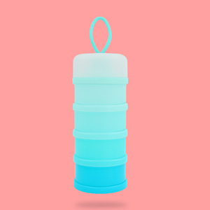 Boîte de rangement pour collations pour bébé sans BPA, 4 couches, distributeur de <span class=keywords><strong>lait</strong></span> en poudre pour l'école - Product Image 5