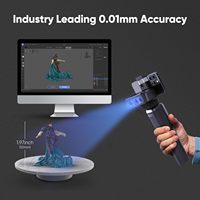 Escáner 3D con Seguimiento Antivibración, Impresora 3D a Todo Color, Modelo Dental de Joyería, Escáner 3D Brillante para Android/iOS/Win10/MacOS