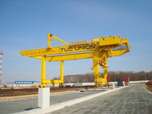 رافعة جسرية للحاويات مثبتة على السكك الحديدية بقدرة 40 طن لرفع الحاويات - Product Image 4