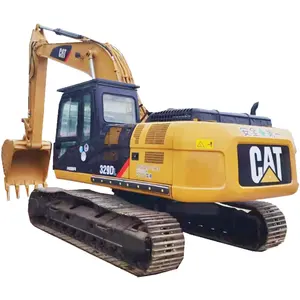 Original cat 329DL 320D2 320DL 320D 325D 330D crawler excavator in shanghai yard
