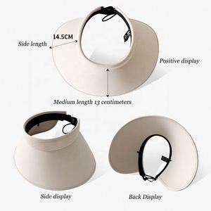 Summer Large Brim Empty Top Sun Hat Uv Protection Ice Silk Sun Hat <b>Sunscreen</b> Hat - Product Image 3