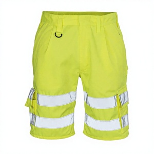 Men's Summer <b>Lightweight</b> Breathable Waterproof Quick Dry <b>Cargo</b> Work <b>Shorts</b> Mid Waist Elastic High Street Worsted Solid Knitted - Product Image 4