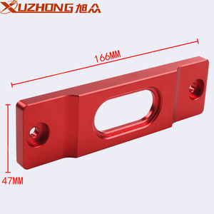Support de batterie en alliage d'aluminium Xuzhong 166 mm x 47 mm, clip de fixation universel pour supports de batterie de voiture - Product Image 1