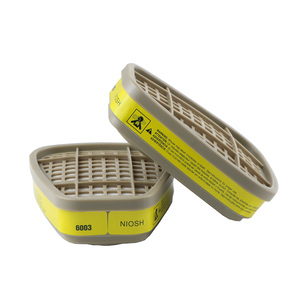 Nhà máy bán 6003 Hữu Cơ hơi axit khí Cartridge kích hoạt bộ lọc <span class=keywords><strong>carbon</strong></span> sử dụng với 6200 6800 7502 tái sử dụng mặt nạ khí - Product Image 1