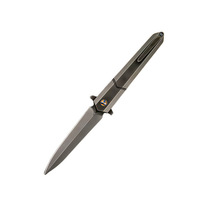 Petit couteau pliant CN Divine Sword avec manche en alliage de titane pour le camping en plein air, pratique et tranchant, modèle de poche, EDC