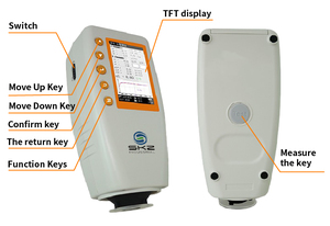 Máy quang phổ cầm tay tầm cao skz700s 400-700nm với khẩu độ có thể chuyển đổi để phân tích màu công nghiệp - Product Image 3