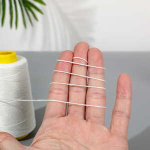 Spun <b>Polyester</b> <b>Yarn</b> 100% White Open End High Tenacity For Packaging And Construction Use - Product Image 2
