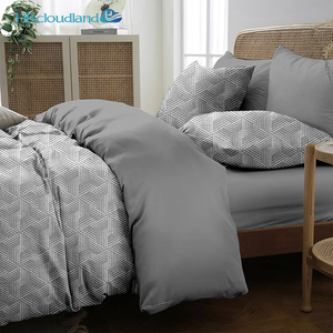 Cloudland Oran Wholesale Luxury Designer Winter Geometric Pattern Polyester <strong>Comforter</strong> <strong>Set</strong> King &amp; Queen Size Eco-Friendly - Product Image 1