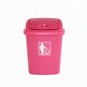 Fournisseur direct d'usine de poubelles à couvercle basculant en plastique PP vierge de 30 L pour l'élimination et le nettoyage des déchets ménagers et de cuisine. - Product Image 3