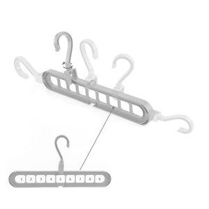 Appendiabiti in plastica 33x5,5 cm bianchi, confezione da 6 con gancio girevole per l'organizzazione e la conservazione dei vestiti - Product Image 5