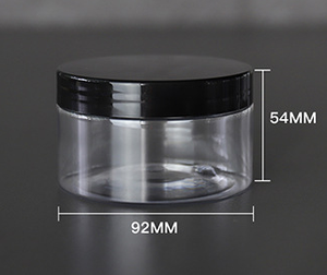 Wholesale Bulk Clear PET Airtight <b>Jar</b> 100ml 200ml 300ml 500ml Empty Custom Logo Pet Food Nut Storage Container - Product Image 2