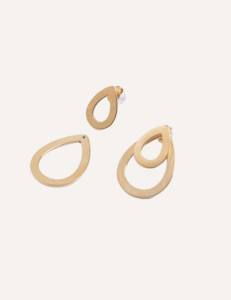 CUCOCUCA YXQ E117 Orecchini minimalisti in acciaio inossidabile color oro, raffinatezza senza tempo - Product Image 2