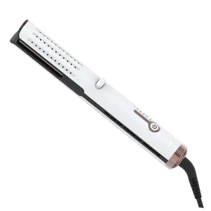 LCD Hot Tool 3 In 1 Hair Straightener And Curling Iron With Cold Wind High Heat Airflow Styler Curler