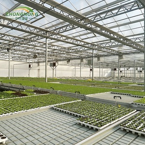 Serre agricole moderne intelligente complète pour semis, légumes, tomates hybrides, avec structure et panneaux en polycarbonate - Product Image 1