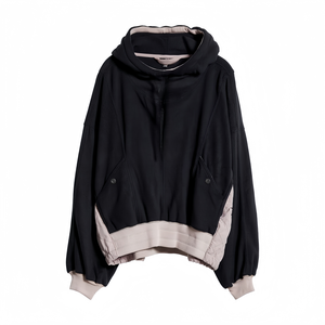 เสื้อฮู้ดดี้โอเวอร์ไซส์สำหรับผู้หญิง สไตล์สบายๆ ผ้าฟลีซเทคนิคย้อมสีแบบแอซิดวอช มีกระเป๋าปะด้านหน้า ดีไซน์สปอร์ตสำหรับกิจกรรมกลางแจ้ง ทรงหลวม ปักลาย 3 มิติ ลายมัดย้อม - Product Image 1