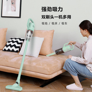 Portable Handheld <b>Vacuum</b> <b>Cleaner</b> Green 0.3L Dust Bin <b>Battery</b> Powered For Home Use - Product Image 4