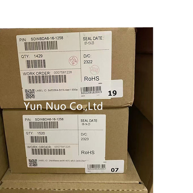 YUN NUO in Stock Memory Chip Electronic Component Integrated Circuit Ic SDINBDA6 SDINBDA6-16G