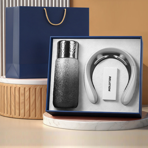 Set de Regalo Ejecutivo 4 en 1 con Libreta de Cuero, Termo, Bolígrafo y Paraguas Plegable, Kit de Bienvenida Empresarial, Regalo Corporativo - Product Image 3