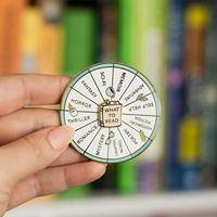 Broche rotative personnalisée en alliage de zinc avec émail, badge interactif pour revers