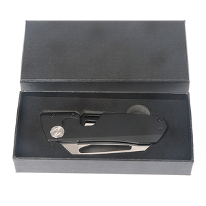 Hongrui Mécaniste Aviation Poignée En Aluminium Couteau De Poche DIY Laser Gravé Survie Couteau Pliant <span class=keywords><strong>EDC</strong></span> Camping Clip Boîte Cadeau - Product Image 6