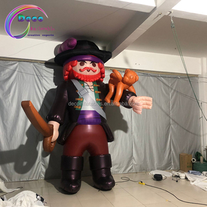 Inflatable captain jack event decoration Inflatable Cartoon Characters Pirate Captain with sword and pistol - Product Image 5